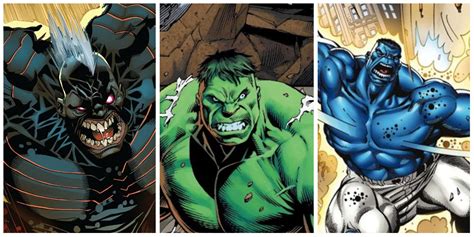 Marvel Every Major Hulk Color Explained