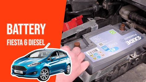 How To Replace The Car Battery Fiesta 6 14tdci 🔋 Youtube