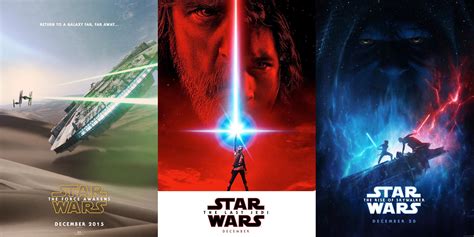 Sequel Trilogy Teaser Posters Starwars