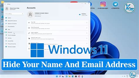 How To Hide User Name And Email Address On Windows 11 Login Screen