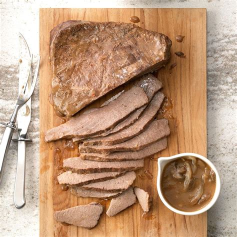 Slow-Cooked Beef Brisket Recipe | Taste of Home