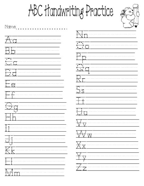 Alphabet Letters Writing Worksheets Pdf Jean Harrisons Kindergarten