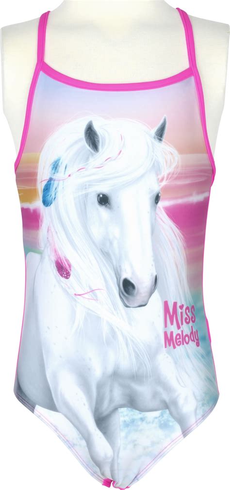 Miss Melody Badeanzug Weisses Pferd Aurora Pink Kaufen Papiton De
