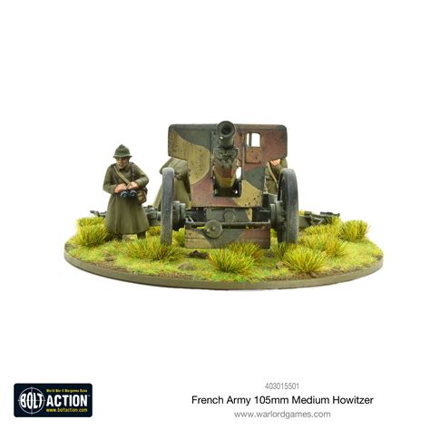 French Army 105mm Medium Howitzer Warlord Games