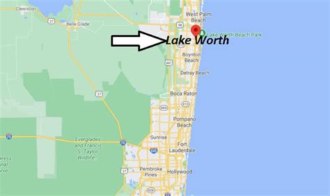 Where Is Lake Worth Florida What County Is Lake Worth Fl In Where Is Map