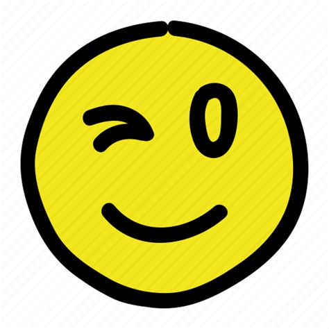 Smiley Wink Crafts Emoticon Smiley Wink Emoji Png Stunning Free
