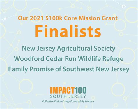 Announcing Our 2021 Grant Finalists Impact100 South Jersey