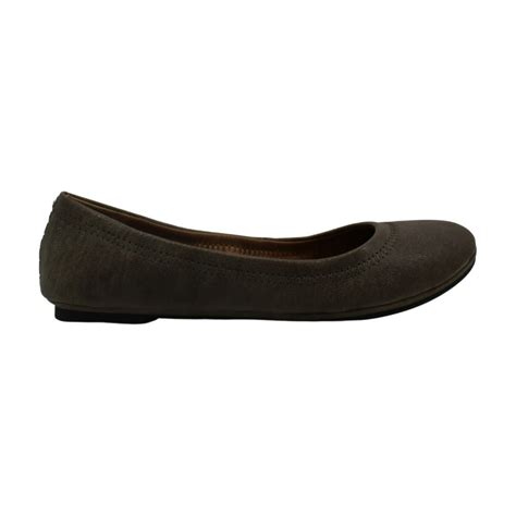 Lucky Brand Lucky Brand Womens Emmie Leather Closed Toe Ballet Flats