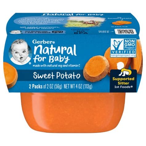 Gerber® Sweet Potato Stage 1 Baby Food 2 Ct 2 Oz Bakers