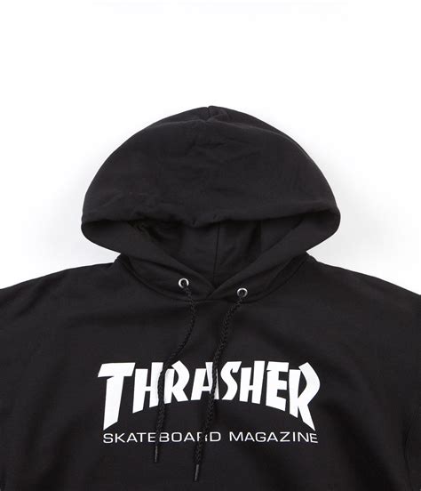 Black And White Skateboards Thrasher Logo