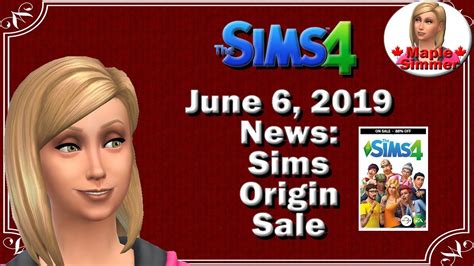 The Sims 4 June 62019 News Big Sims Origin Sale Youtube
