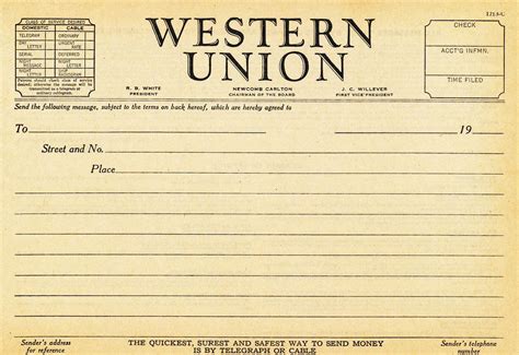 An Old Western Union Bill Is Shown