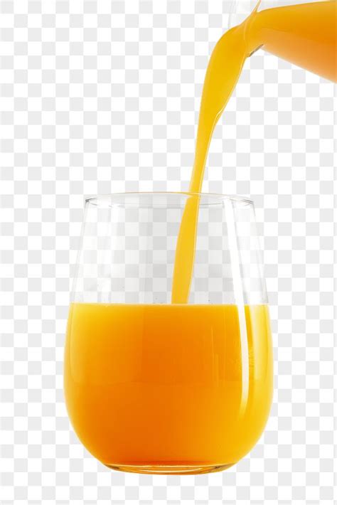 Pouring Fresh Organic Orange Juice Free Png Sticker Rawpixel