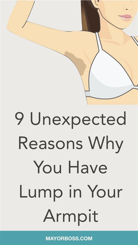 9 Unexpected Reasons Why You Have Lump In Your Armpit Lump Under Armpit Armpit Lump Skin Bumps