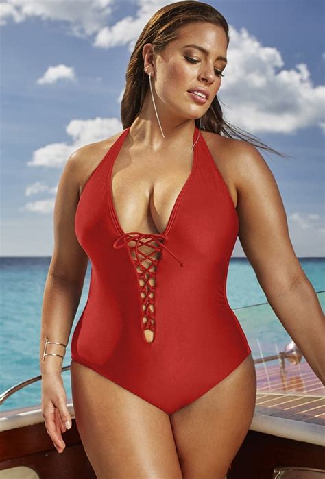Ashley Graham X Swimsuitsforall Secret Agent Siren Swimsuit 109 Sexy Swimsuits Popsugar