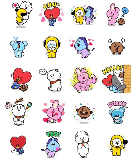 Amazing Bt21 Print Out