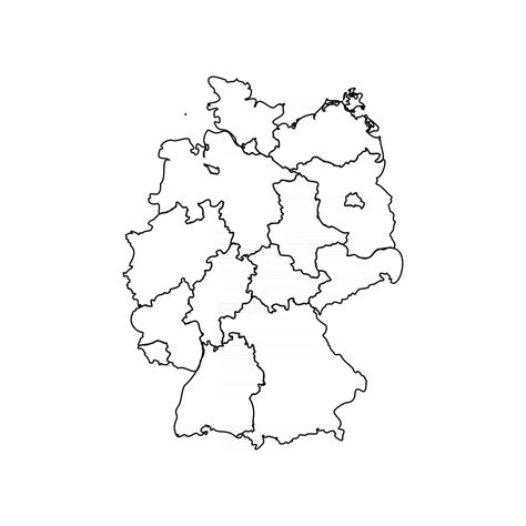 Free Printable Labeled And Blank Map Of Germany With Cities In Pdf