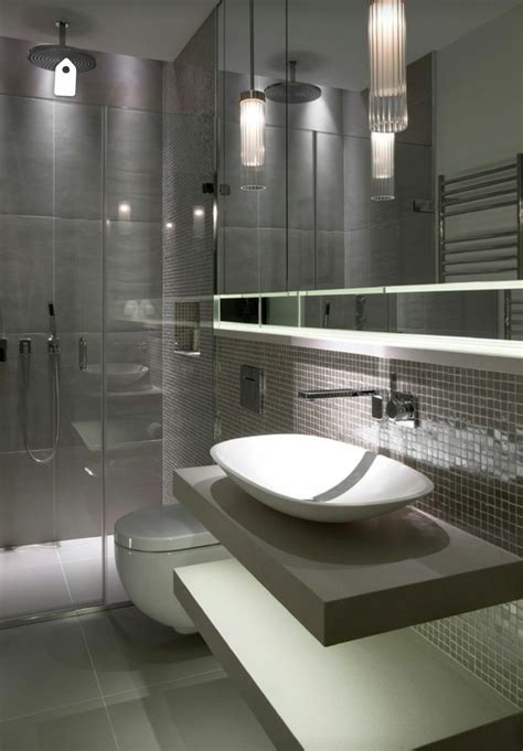 Pin by VanDeWeghe Design on Bathroom | Grey bathroom interior, Modern bathroom, Bathroom ...