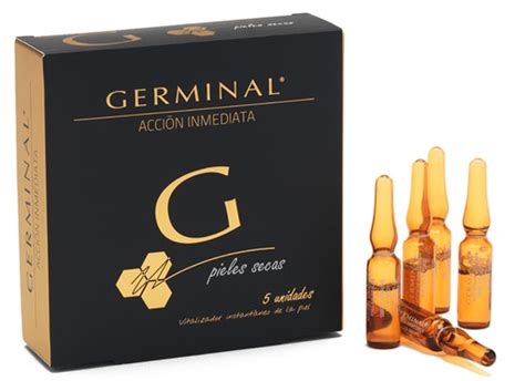 Germinal Acción Inmediata Piel Seca 5 Ampollas De 15ml — Viñamata Group