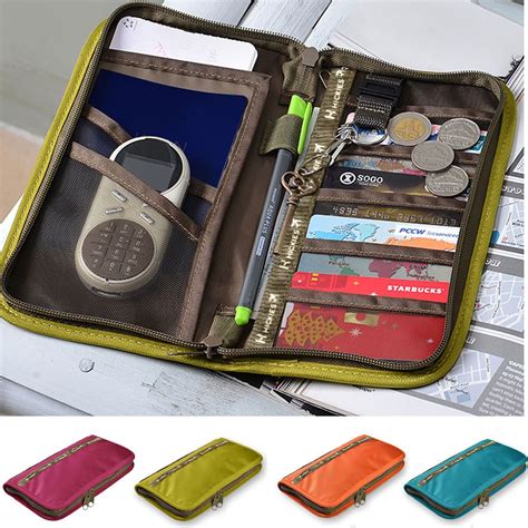 Women Travel Organizer Pouch Water Proof Case Passport Key Holder Cover