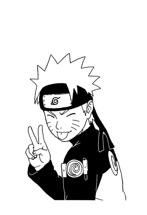 Naruto Line Art By Noamanga On Deviantart