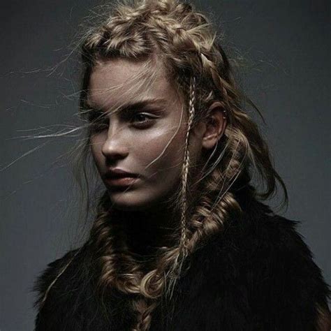 Lately, i have been receiving a lot of questions concerning viking hairstyles, all inspired by travis fimmel's fancy haircut in the history channel's vikings. Female Viking Hairstyle in 2020 | Womens hairstyles, Cool ...