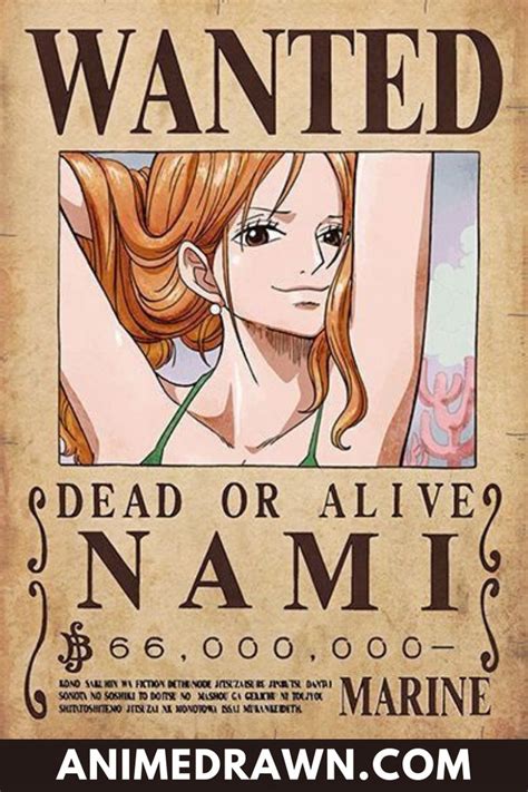 List Of One Piece Bounties 30 Character Ranked Anime One Piece Bounties One Piece Nami