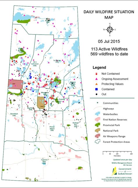 Wildfires Mapped Saskatchewan Is Burning Ctv News