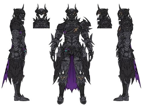 Dark Knight From Final Fantasy Xiv Stormblood Knight Art Concept