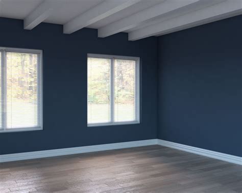 What Color Goes With Dark Blue Walls