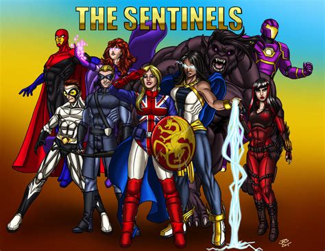 Super Powered Legends The Sentinels By Prodigyduck On Deviantart