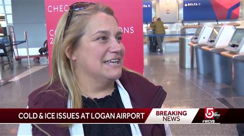 hundreds of delays cancellations at logan airport youtube