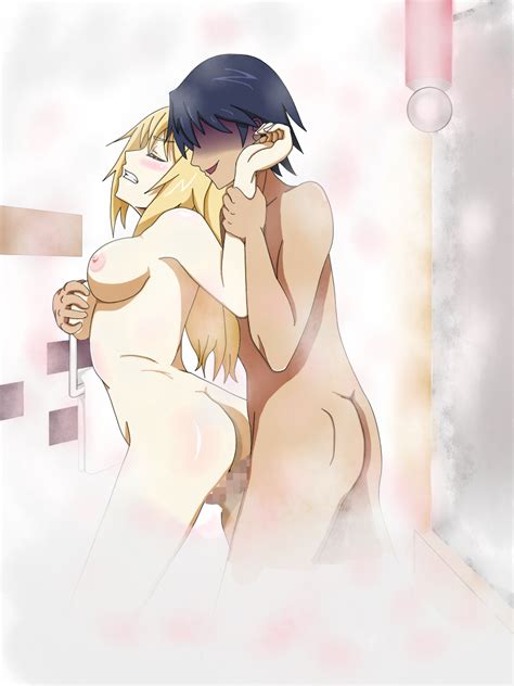 Rule 34 Bathroom Bathrooom Censored Charlotte Dunois Highres Infinite Stratos Orimura Ichika