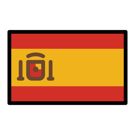 Detta är den nationella flaggan i spanien. 🇪🇸 Bandera: España Emoji