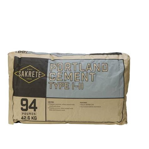 Sakrete 94 Lbs Portland Cement Type Iii 65151500 The Home Depot