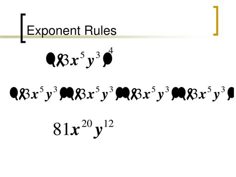 Ppt Exponent Rules Powerpoint Presentation Free Download Id9461332