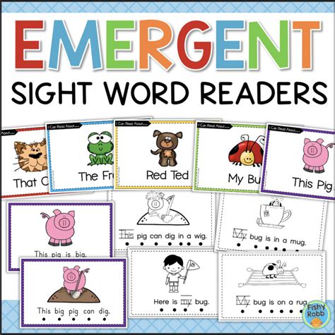 Emergent Readers Sight Word Stories Kindergarten Reading By Fishyrobb