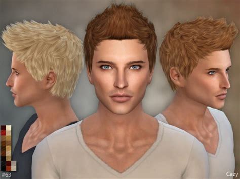 Sims 4 63 Male Hairstyle The Sims Book