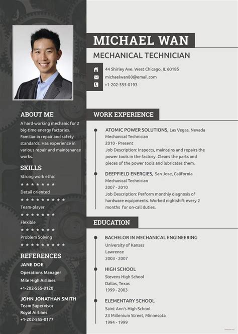 Write a mechanical engineering resume summary only if you have a work experience of 3 years and above. 10+ Engineering Resume Template - Free Word, PDF Document Downloads | Free & Premium Templates