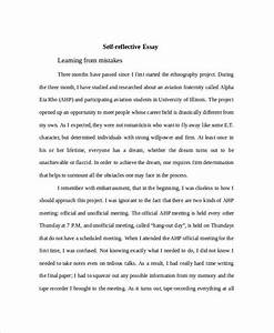 personal reflection paper example