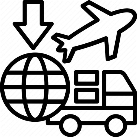 Global logistics, international cargo, international deliveries, international freight ...