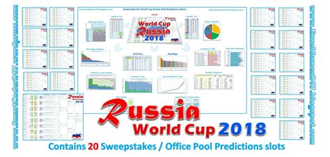 Tally scores at group and final stages. Smartcoder 247 - Euro 2020 Football Wall Charts and Excel Templates: Option A: World Cup Russia ...