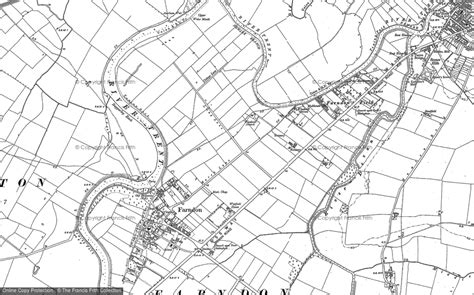 Map Of Farndon 1886 1899 Francis Frith