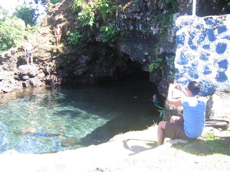 Piula Cave Pool A Natural Freshwater Pool Located After