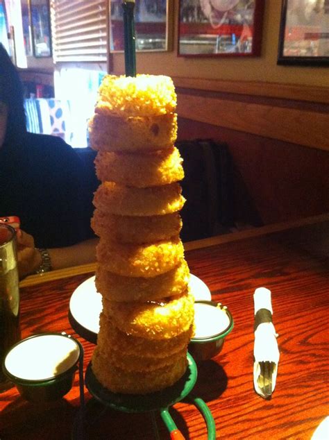 Red robin burnin' love burger. Onion Ring tower at Red Robin | Food, Onion rings, Desserts