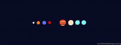 Minimalist Simple Wallpapers Planets Minimal Dual Desktop