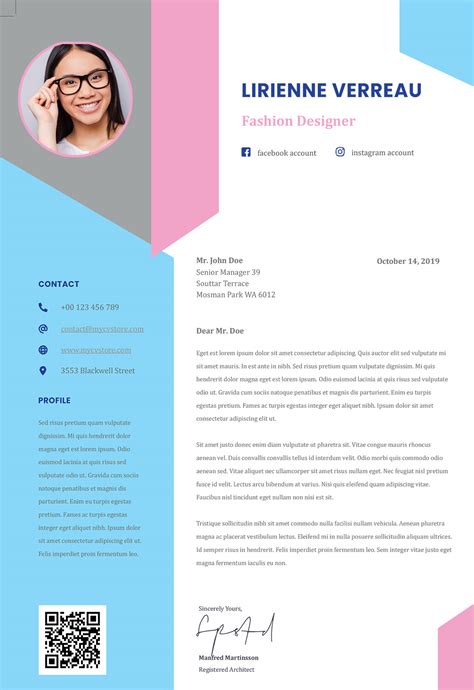 Build a professional cover letter in a few clicks. Creative Infographic Cover Letter - Downloadable Cover ...