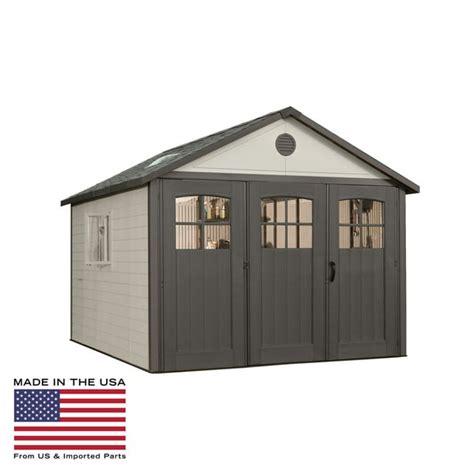 Lifetime 11 X 185 Ft Outdoor Storage Shed With Tri Fold Doors