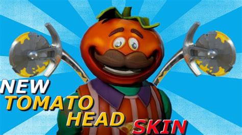 Brand New Tomato Head Skin And Axeroni Pickaxe In Fortnite Fortnite