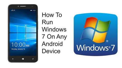 How To Run Windows 7 On Any Android Device Youtube
